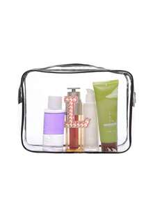 Bộ 5 món - 1 túi đựng đồ trang điểm, túi đựng đồ vệ sinh cá nhân, túi đựng đồ, túi đựng mỹ phẩm, túi xách tay, túi du lịch & sử dụng tại nhà nhẹ, đồ dùng thiết yếu khi đi du lịch, túi đựng đồ trang sức, túi đựng son bóng, túi đựng sơn móng tay, túi đựng đồ trang điểm, băng đô và dây đeo cổ tay - Nhiều màu - Xem 49