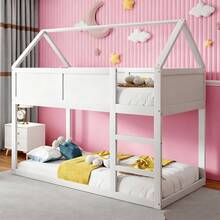 Estruturas de cama infantil, cabeceiras e peseiras