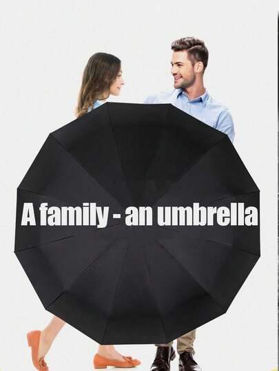 Guarda-chuva/guarda-sol automático extragrande com 16 nervuras, dobrável e à prova de vento, adequado para homens e mulheres, ideal para uso comercial e ao ar livre; guarda-sol portátil, proteção UV, revestimento duplo preto espesso com bloqueio de UV, essencial para viagens, perfeito para atividades ao ar livre e proteção solar no verão. Forrado com suporte de esqueleto de fio duplo (cor aleatória)