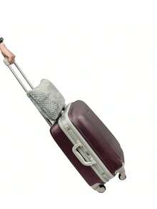 1pc Travel Blanket & Pillow Set, Premium Soft Multi-Functional Travel Blanket, Resting Blanket, Premium Textured Travel Pillow, Storable In Carry-On Luggage & Backpack, Easter Gift, Travel Pillow, Travel Accessories, Suitable For Car, Plane, Airport, Camping, Travel Essential - Multicolor - View 3