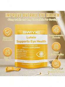 Lutein Gummies – Eye Vitamin And Mineral Supplement With 20mg Lutein & 4mg Zeaxanthin – Gummy Vitamins For Eye Health Support – Naturally Flavored, 60 Gummies - 1 - View 8