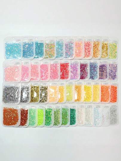 10pcs/Pack 4mm Cross Star Sequins, Nail Art Glitter, Eye Makeup Shiny Flakes, DIY Resin Filler, Epoxy Resin Mold Decoration, Micro Landscape Handmade Accessories