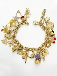 1PC Food Pendant Stainless Steel Series DIY Small Pendant Vacuum Plated 18K Gold Color Preserving In Furnace - Multicolor - View 6