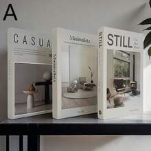 3pcs Minimalist Fake Book Decor With Inspirational Quotes, Suitable For Office, Villa, Coffee Table - Multicolor - View 16