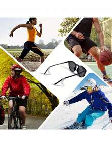 2/5 Pairs Soft Silicone Anti-Slip Ear Hooks, Eyeglass Temple Tip Covers | Secure Fit, Non-Slip, For Sports/Fashion Glasses/Reading Glasses - Multicolor - View 2