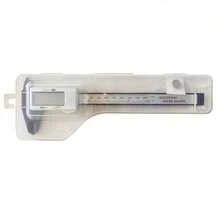 150mm 100mm Electronic Digital Calipers Carbon Fibre Dial Vernier Calipers Micrometers Measuring Tools Digital Rulers For Inside And Outside Diameters, Precision Measurements, Jewelry & DIY Use - Black - View 11