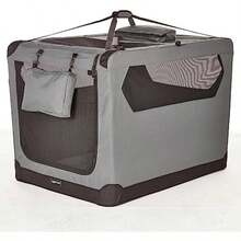 Basics - Caja plegable portátil suave para mascotas, 66.0 cm, color azul(Gris 106.7 cm) - Tipo 4 - Ver 2