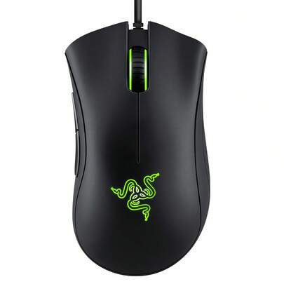 DeathAdder Essential Wired Right-Handed Gaming Mouse - Ergonomic Design, Durable, Black
