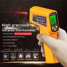1pc High Precision Non-Contact Infrared Thermometer, Digital Food Thermometer Gun, Household Temperature Meter For Home, Kitchen, Cooking, Travel