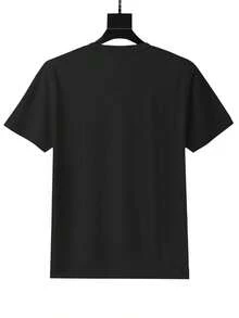 Camiseta mexicana del Día de Muertos para mujer: estampado de calavera de azúcar de Calavera Catrina, en blanco y negro con detalles en rojo, top de cuello redondo de manga corta, lavable a máquina, adecuada para todas las estaciones, adecuada para disfrazarse del Día de Muertos o para uso diario, camisetas navideñas, Halloween, ropa navideña para mujer, camisetas para mujer - Negro - Ver 2