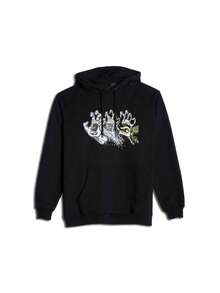 Sudadera con capucha Santa Cruz Evolved Hand Front en negro para hombres - Negro - Ver 1
