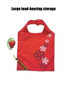 Reusable Shopping Bag, Creative Fruit Shopping Shoulder Bag, Foldable Strawberry Shaped Shopping Tote Bag, Suitable For Shopping, Travel And Office, Kitchen Storage And Organization, Kitchen Accessories, And Cute Strawberry Wallet - Multicolor - View 21