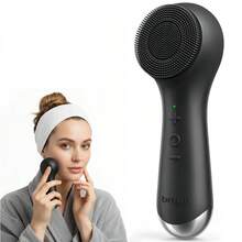 1pc Electric Silicone Facial Cleansing Brush, Portable Waterproof Rechargeable Face Brush With 5 Cleaning Modes, Electric Deep Pore Cleaner For Men & Women, Blackhead & Exfoliating Removal - Nhiều màu - Xem 11