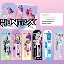 1 Stück/4 Stück neuer Stil Hexenjagd Mädchen Gruppe Druckbleistift Set, süße Ins Aktivität Mädchen Cartoon 0,5 Schülerstationerie Set, perfekt als Lernmaterial unter Freunden, Geschenk zu Feiertagen (Stil zufällig)