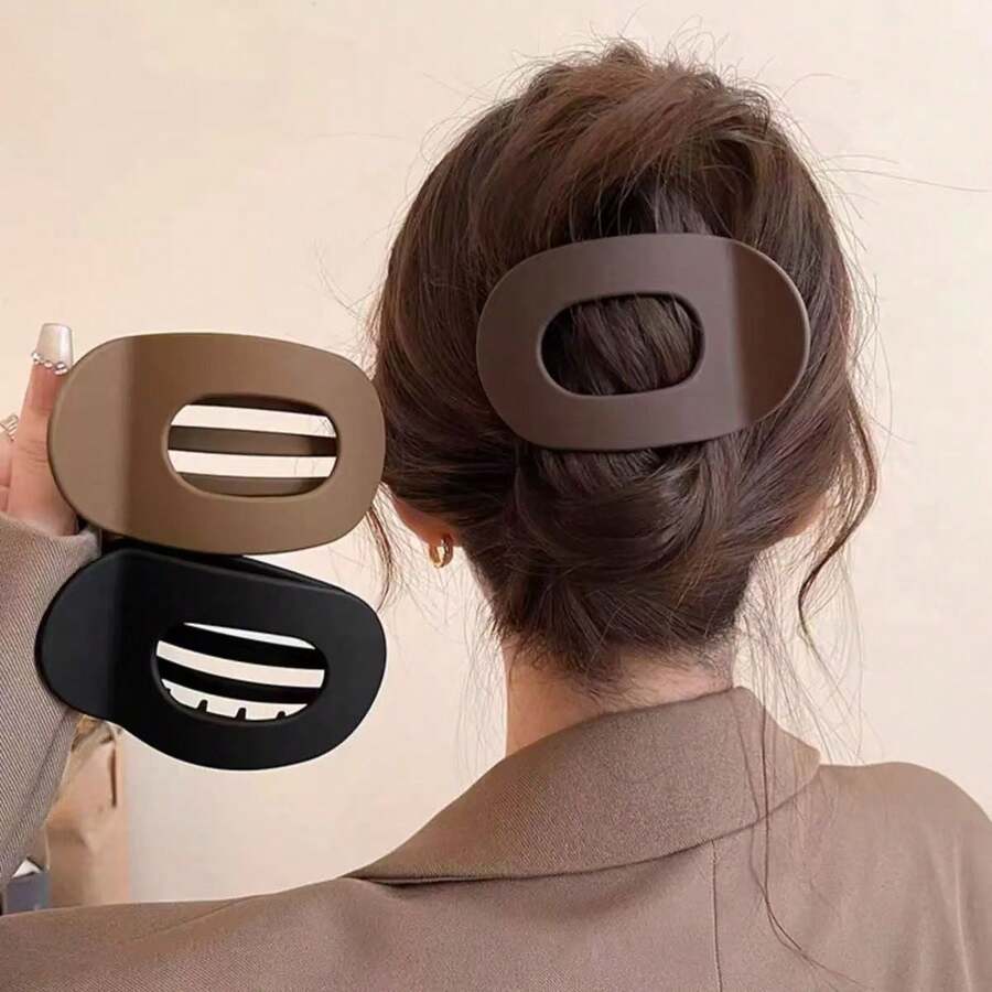 4-Piece Set 2025 New Arrival Elegant Hairpin Set Duckbill Clips For Women Large Shark Clips For Sophisticated Updo At The Back Of The Head - 4pcs - 查看 1