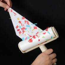 1 Set Of Large Multifunctional Plastic Pet Hair Remover Set, 16cm Long With 55 Tear Design And Strong Dust Removal Roll Paper, Suitable For Cleaning Sofas, Beds, Carpets, Clothing, And Pet Hair - Multicolor - View 13