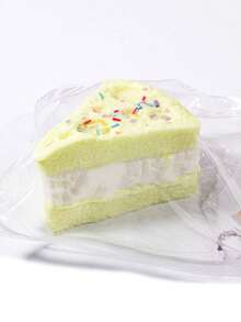 2026新款创意减压捏捏乐奶酪玩具，逼真质感慢回弹抗压捏捏乐玩具，节日小礼物，1个逼真食物玩具芝士蛋糕捏捏乐软面包慢回弹玩具，创意软捏减压玩具 - 彩色 - 查看 5