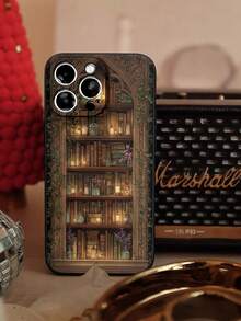 1 pieza Funda de teléfono personalizada con patrón de estantería de mago, gruesa y a prueba de golpes, compatible con iPhone 17/17 Pro/17 Pro Max, 16/16 Pro/16 Plus/16 Pro Max, 15 Pro Max, Apple P13, P14, P11, P12, XS, XR, 7/8, 7/8 Plus, A50, A12, A32, A52, A72, A51, A21S, A13, A14, S22 Ultra, S23, A33, A53, S20 FE, Redmi 11 Youth, 12 Pro, 12/12X, Note 11, 9A, 9C, Poco X3 NFC, Redmi 10, Redmi 9, Note 9, 12C, Note 11 Pro, Redmi 10C, Note 8 Pro