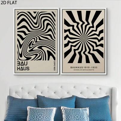 1 件现代抽象艺术风格油画墙面艺术装饰，卡通抽象复古风格印刷海报图像房间装饰、走廊、书房、卧室墙壁装饰、秋季装饰、送给朋友的礼物（无框架）