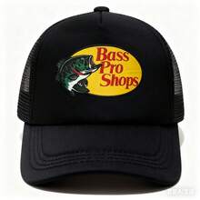 Authentic Fishing & Hunting Mesh Back Trucker Hat - The Ultimate Accessory For Outdoor Activies - màu đen - Xem 7