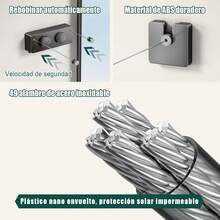 Telescopic Clothes Drying Racks - Double Black Line - View 11