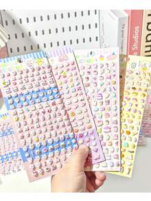 卡通柔软可爱泡沫贴纸，小鼻子泡泡贴 - 彩色 - 查看 4