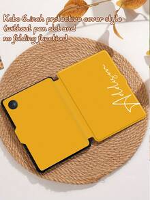 Customizable E-Book Cover, Can Print Name, Compatible With Clara Colour, Kindle (11th Gen) 2022 Release/Paperwhite 6, Kindle (10th Gen) 2019 Release, Kindle Accessories, Kindle Protective Case, Auto Sleep/Wake Function, Comfortable Leather Material, Magnetic Design, Anti-Drop, Suitable As Birthday/Holiday Gift - Multicolor - View 4