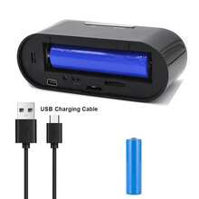 1080P FHD WiFi Security Camera With Clock, Motion Detection, Night Vision, Rechargeable Battery, With 32GB SD Card, Wireless Remote Viewing Via App For Home, Office, Warehouse, Warehouse Monitoring|Modern Appearance, Indoor Camera Wireless - Black - View 8