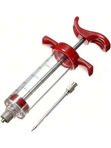 1pc Kitchen Seasoning Syringe - 紅色 - 查看 2