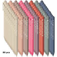 8/16/24/32/40/80 Pcs Bible Verse Pens Christian Ballpoint Pens Inspirational Quotes Pens Small Retractable Ballpoint Pens Religious Gifts For Women Men Office School