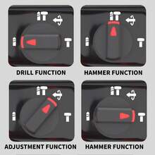 CYBOBAN 无刷充电式电锤，20V 无绳电动镐，配备 4.0Ah 大容量锂电池，三合一大功率无线冲击钻，可用于瓷砖墙钻孔、混凝土墙破碎等，比普通型号更耐用。产品包含配件，但电源适配器不包含在机器内（请勿买错）。