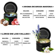 Glitzcharm Velas Aromaticas 2 Piezas Cera de Soja 100 Pura Juego de Velas Aromáticas de Flores Secas Alivio Del Estrés y Relajación Regalo para San Valentín,Cumpleaños(Azul+Verde) - Rojo + Rosa - Ver 8