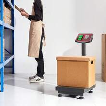 AI-PIKA Pesado Báscula Bascula Plataforma 180 kg,Industrial Negocio Alta Precision Bascula,Alta precisión 0,01g,Pantalla LCD de alta definición,Equipaje Paquete Precio Cálculo Envío postal Envío - 1 - Ver 8