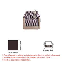 1pc Checkerboard Fleece Anti-Slip Sofa Cushion - Pet Friendly, Soft & Skin-Friendly, Easy To Clean, Suitable For Home, Bedroom, Living Room, Office