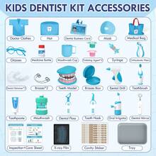 Lehoo Castle Doctor Kit For Toddlers 3-5, Kids Dentist Play Set, Toys For 3 4+ Year Old Girls, Pretend Play For Toddlers 2-4, Kids Doctor Playset, Medical Kits For Boys 3