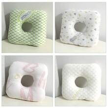 1PC Cotton Filling Ear Piercing Pillow Breathable Ergonomic Pillow With Ear Hole Portable Comfortable Earring Pillow