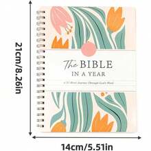 Bible Reading Plan & Study Journal For Women: A5 Portable Notebook With 52-Week Guided Schedule, Note-Taking Pages, Ideal Christian Gift For Birthday, Christmas - 1 chiếc - Xem 6
