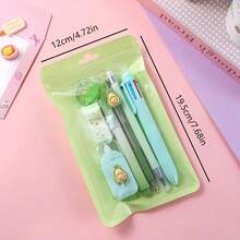 7-In-1 Retractable Pen And Eraser Set - Multifunctional Office Desk Supplies, Including Learning Supplies, School Stationery, Stationery Set, Stationery Products, School Office Supplies, Cute Stationery, Back To School Supplies - Multicolor - View 3