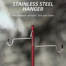 野营灯架桌面可拆卸灯笼挂钩便携式灯座照明支架旅游徒步装备