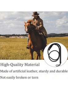 1pc Equestrian Cowboy Whip, Professional Equipment For Riders And Cowboys! Tightly Textured And Durable, Flexible Whip Body Can Accurately Deliver Commands And Recreate The Heroic Cowboy Style, Suitable For Equestrian Training, Stage Performance, And Casual Wear - Multicolor - View 11