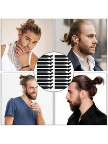 Breathable Sports Headband For Men, Solid Color Knotted Hair Tie, Headband Hair Accessory - High Elastic Hair Scrunchie, Headband, Unisex Hair Accessories, Non-Slip Ponytail Hair Tie, Rubber Band Hair Tie
