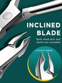 PYDESA-6/3/1 去茧套装 - 专业不锈钢去茧钳，纳米锉刀抛光，凝胶去除，非常适合指甲护理、去除老茧和清洁指甲油，是沙龙和专业美容店的必备美甲套装 - 彩色 - 查看 3