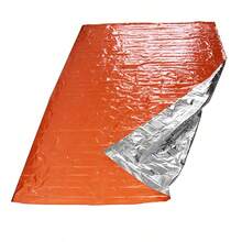 1 Stück Notfall-Schlafsack (3 Packungen) - Leichte Überlebensdecke für Outdoor-Notfälle - wasserdicht, winddicht und wärmereflektierender Biwaksack - kompakt und tragbar Campingausrüstung für Wandern, Trekking, Rucksackreisen und Überlebenssets - unerlässlich für Notfallvorsorge