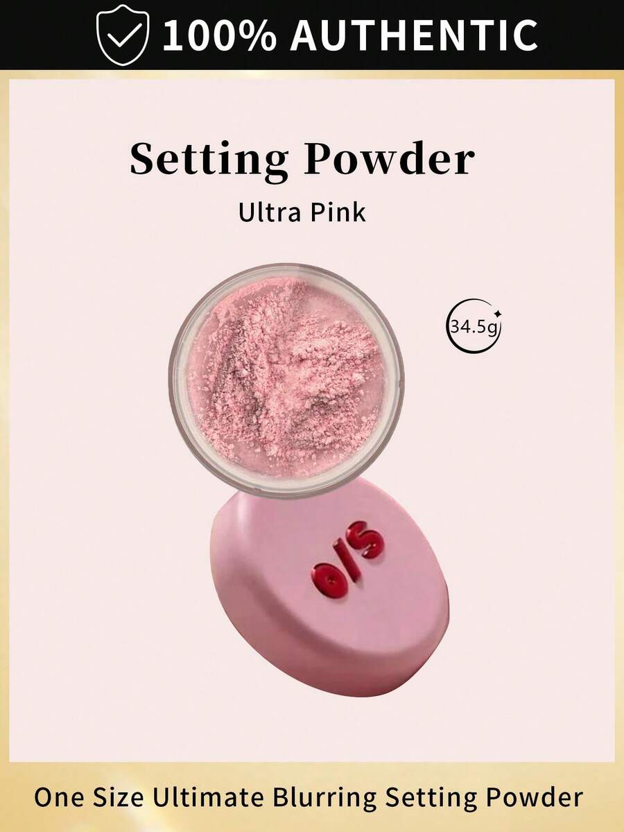 ONE/SIZE Ultimate Blurring Setting Powder Full Size - Ultra Pink - For Fair To Medium Skin Tones 1.2 Oz / 34.5 G - Siêu hồng - Xem 1