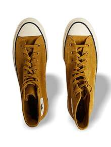 Converse Giày thể thao Chuck70 Hi Hidden Trail cho nam thấm hút mồ hôi thoáng khí đa năng logo chắc chắn đàn hồi tốt dễ giặt nhanh khô thể thao ngoài trời hàng ngày đi học nam màu vàng nhạt A05598C - nghệ - Xem 7