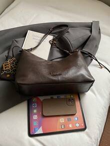 2025 New Versatile Tote Bag, Large Capacity Vintage Fashion Shoulder Bag/Crossbody Bag, Suitable For Commuting And Daily Use