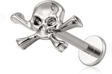 Silver Skull 1pc