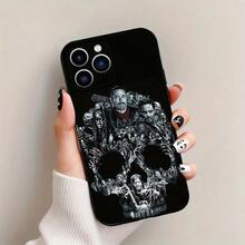 Esta funda de The Walking Dead, diseñada específicamente para , presenta un exterior de TPU negro que es de estilo caricaturesco, resistente a los golpes y excepcionalmente duradera. Es compatible con los modelos de  11 a 16 Pro Max. - Mezcla de colores - Ver 5