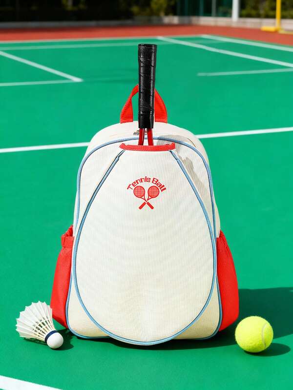 Unisex Badminton Tennis Racket Rucksack - Professionelle Sporttraining Tasche für Herren & Damen, Großer Stauraum Racket Tasche mit Schuhfach, Leichter Fitnesstasche für Outdoor-Fitness, Reisen und Platz-Sportarten