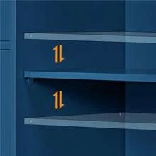 Butterslay 1PC Modern Freestanding Bathroom Storage Cabinet - Slim Home Organizer, Floor-Standing Storage For Bathroom & Living Room - 藏蓝色 - 查看 5